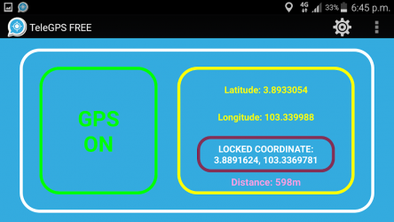 Screenshot 4 GPS To Telegram Locator (FREE) android