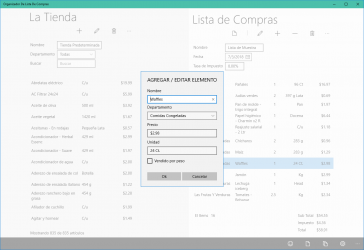 Screenshot 3 Organizador de lista de compras windows