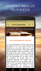 Screenshot 4 Estudios Bíblicos Profundos android