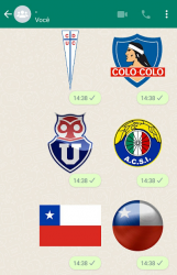 Captura de Pantalla 8 Stickers Fútbol Chileno android