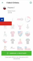 Captura 9 Stickers Fútbol Chileno android