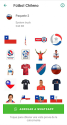 Screenshot 11 Stickers Fútbol Chileno android