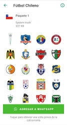 Captura 2 Stickers Fútbol Chileno android
