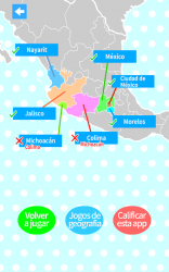 Captura de Pantalla 10 Juego de Estados y Capitales de México android