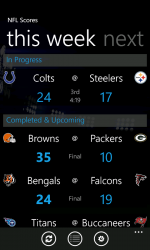 Screenshot 1 NFL Scores & Alerts windows