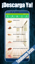 Screenshot 4 Recetas de cocina fáciles gratis android