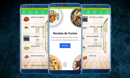 Screenshot 2 Recetas de cocina fáciles gratis android