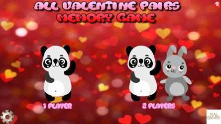 Screenshot 9 All Valentine Pairs Memory Game windows