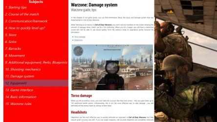 Captura de Pantalla 6 Guide for Call of Duty Warzone Game windows