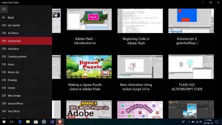 Screenshot 1 Adobe Flash Guides windows