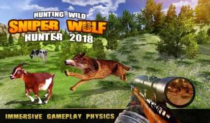 Screenshot 11 caza salvaje lobo animales francotirador 3d android