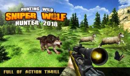 Captura 3 caza salvaje lobo animales francotirador 3d android
