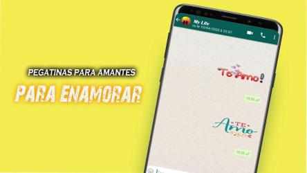 Screenshot 8 Stickers De Amor Y Piropos Para WhatsApp 2021 android