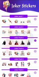 Screenshot 2 Joker Stickers for WhatsApp 2021- WAStickersApp android