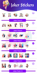 Captura de Pantalla 5 Joker Stickers for WhatsApp 2021- WAStickersApp android