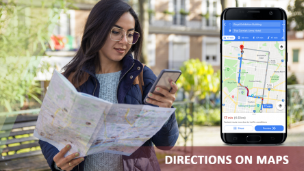 Image 9 Direcciones GPS de carreteras, mapas de navegación android