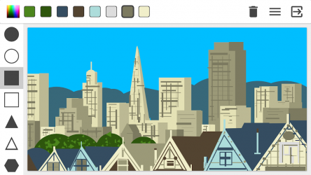 Screenshot 2 Dibuja con Figuras - Pinta, colorea con geometría android