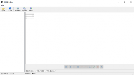 Captura de Pantalla 1 mdb Editor windows
