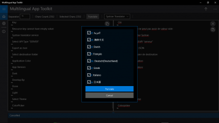 Screenshot 1 Multilingual App Toolkit - App Localization windows