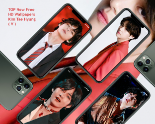 Captura 8 Kim Tae Hyung HD Wallpaper Boy Group BTS-V KPop 4K android