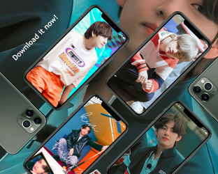 Captura 4 Kim Tae Hyung HD Wallpaper Boy Group BTS-V KPop 4K android