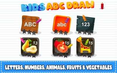 Imágen 1 ABC DRAW for Kids : Drawing & Spelling! Alphabet Tracing Preschool windows