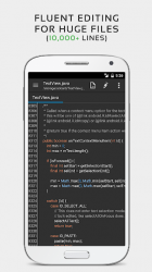 Captura de Pantalla 3 Editor de textos QuickEdit Pro android