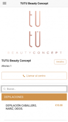 Screenshot 2 TUTÚ Beauty Concept android