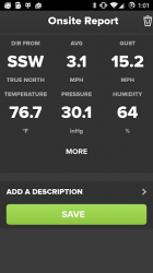 Captura de Pantalla 4 WeatherFlow Wind Meter android