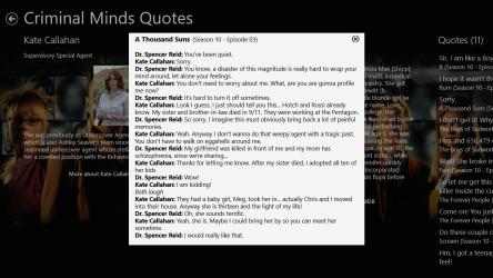 Screenshot 11 Criminal Minds Quotes windows