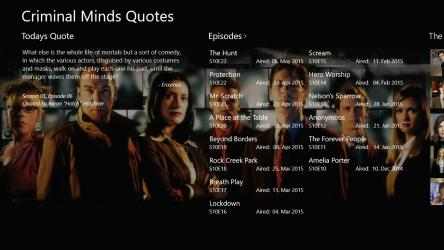 Captura de Pantalla 9 Criminal Minds Quotes windows