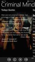 Screenshot 1 Criminal Minds Quotes windows