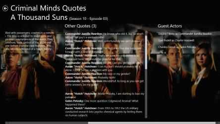 Screenshot 12 Criminal Minds Quotes windows