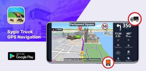 Screenshot 2 Sygic GPS Truck & Caravan android