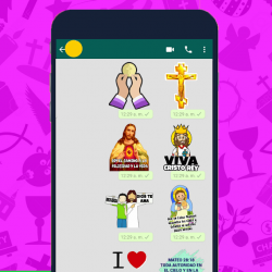 Captura de Pantalla 2 Stickers religiosos católicos cristianos WASticker android