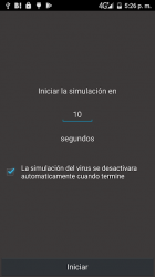 Screenshot 2 Virus Falso android