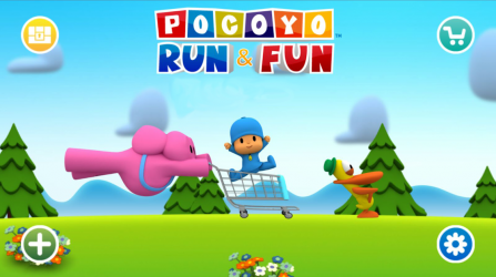 Screenshot 2 Pocoyo Run & Fun: Carreras De Coches Animados 3D android