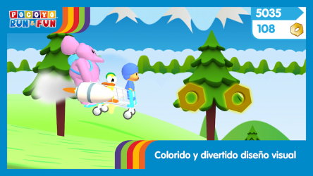 Screenshot 6 Pocoyo Run & Fun: Carreras De Coches Animados 3D android