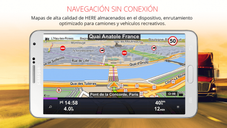 Captura de Pantalla 10 Sygic Truck & Caravan GPS Navigation android