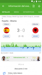 Imágen 4 Resultados Futbol 2021 y Marcadores  - SofaScore android