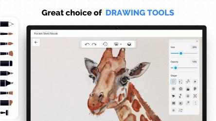 Captura de Pantalla 3 Pocket Sketchbook: Digital drawing windows