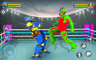 Captura de Pantalla 12 US Real Robot Fighting: Steel Ring Wrestling Games android