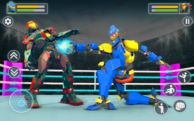 Captura de Pantalla 9 US Real Robot Fighting: Steel Ring Wrestling Games android