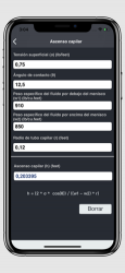 Screenshot 8 obras hidráulicas - Cálculos iphone
