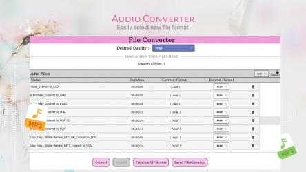 Captura de Pantalla 5 Audio Converter (MP3, AAC, WMA, OPUS) - All Formats Media Converter windows