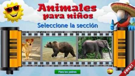 Screenshot 1 Sonidos de Animales para Niños Juegos Bebes Gratis windows