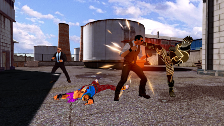 Captura de Pantalla 2 Black superhero Fighting game 2020 android