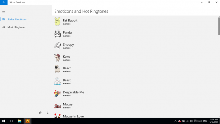 Screenshot 1 Sticker Emoticons windows