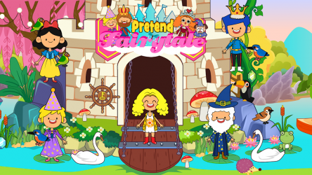 Screenshot 2 My Pretend Fairytale Land - My Royal Family Game android