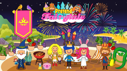 Screenshot 5 My Pretend Fairytale Land - My Royal Family Game android